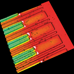 Kelvin Probe Microscopy Kpm On An Interdigitated Electrode 1