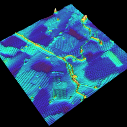 C18 Nh2 Dna Hopg 2009 03 02 17 36 42 Height Trace Height Trace 3 D Jpk